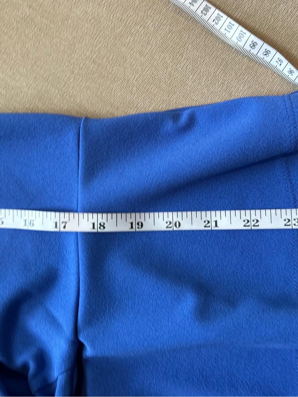 Talbots Tie Front Shell Top - Blue - Picture 9 of 11